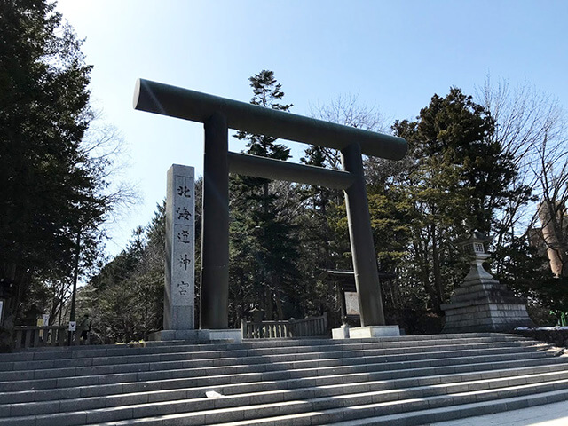 北海道神宮の離縁の鳥居と呼ばれる第二鳥居