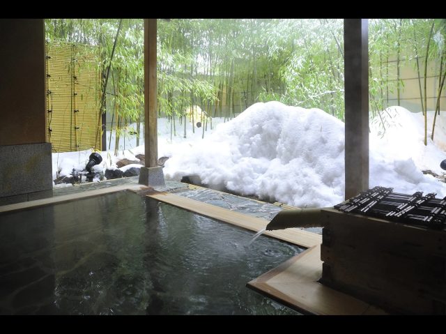 Tabist 竹葉新葉亭の竹林の湯