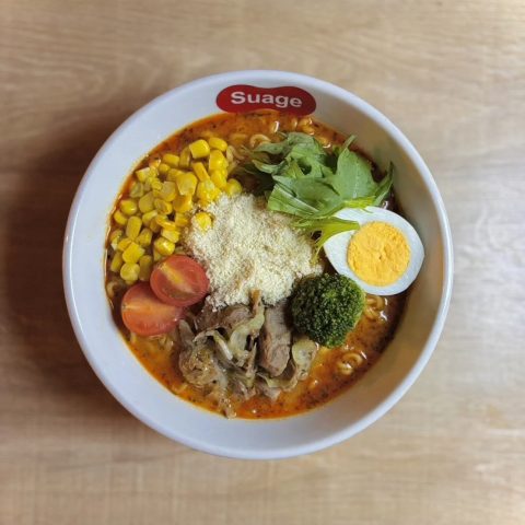 旨辛濃厚クリーム仕立てラーメン