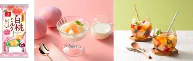 白桃ミルクとうふパッケージ