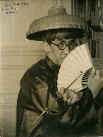 ボリビアのラパスで撮影された人物