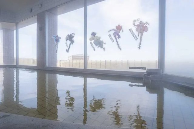 浴室ガラス面装飾2